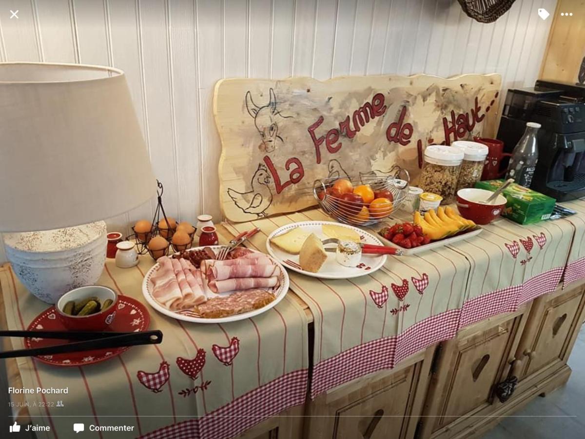 La Ferme De La-Haut B&B Le Haut-du-Them Eksteriør bilde